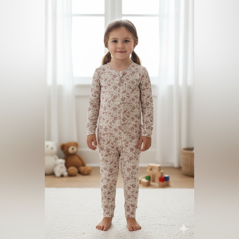 Modern Moments Floral Kids Pajama Bottoms